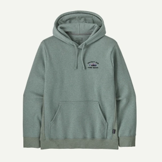 Patagonia Mikina Home Water Trout Uprisal Hoody, Cover Green
