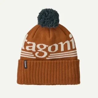 Patagonia Čepice Powder Town Beanie - Hut Tripper Logo: Cinnamon Brown