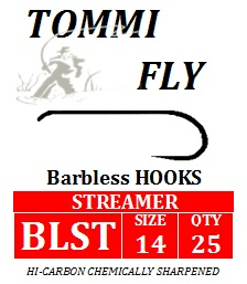 BLST - streamerové háčky - vel. 14