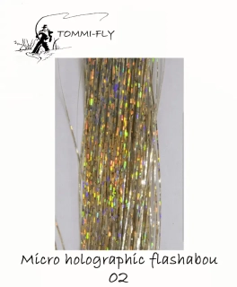 Micro holographic flashabou - old gold
