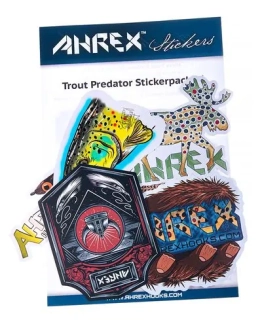 Ahrex Samolepky Trout Predator Sticker Pack #1