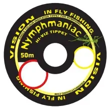 VISION Nymphmaniac HI-VIZ Yellow Tippet 50m