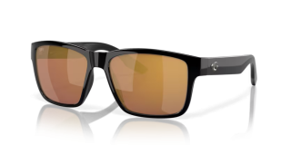 Costa del Mar Polarizační brýle Paunch, čočky sklo - Černá a Zlaté zrcadlo