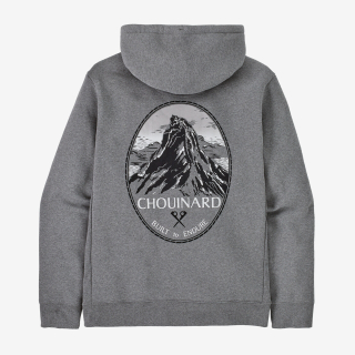 Patagonia Mikina Chouinard Crest Uprisal Hoody, Gravel Heather