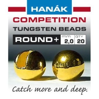 Hanák Competition Tungstenové hlavičky Round zlaté - 6,4 mm