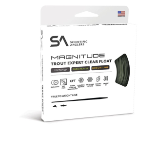 Scientific Anglers Muškařská šňůra Magnitude Trout Expert Sage Green/Clear WF-6