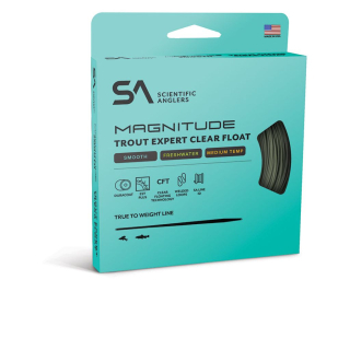 Scientific Anglers Muškařská šňůra Magnitude Smooth Trout Expert Sage Green/10' Clear WF- 6