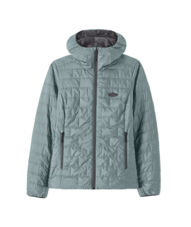 Patagonia Dámská bunda Nano Puff Fitz Roy Trout Hoody - Thermal Blue, vel. S