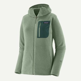 Patagonia Dámská mikina R1® Air Fleece Full-Zip, Ellwood Green - vel. XL