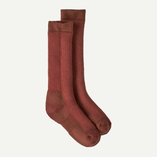 Patagonia Zátěžové podkolenky z merino vlny, Potters Red - vel. M