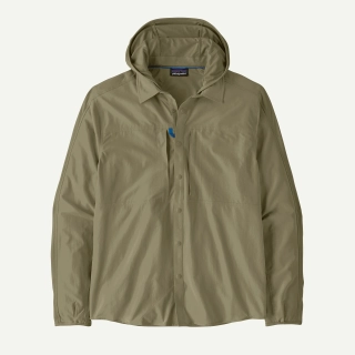Patagonia Pánská mikina River Rambler Hybrid Sun Hoody, River Rock Green - vel. XL